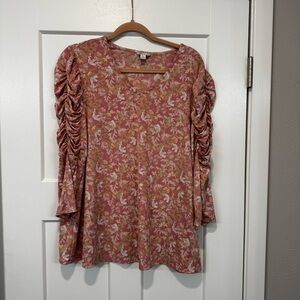 Floral Pink Women's Top